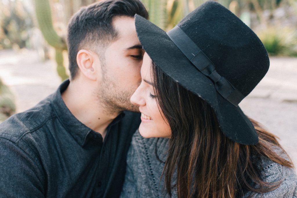 kiss on the cheek