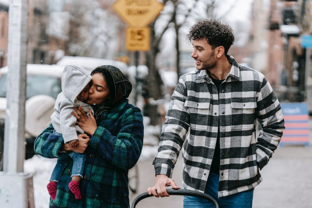 strolling with a toddler