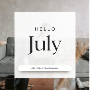 Messages and wishes for July