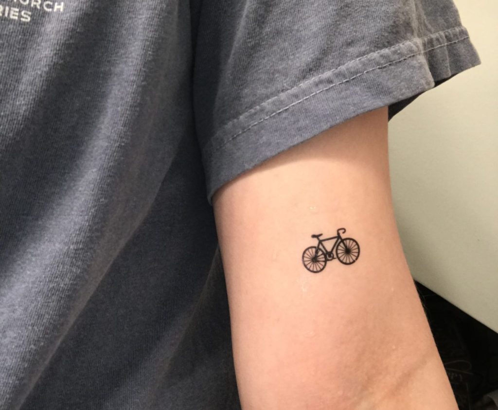 bicycle tattoo