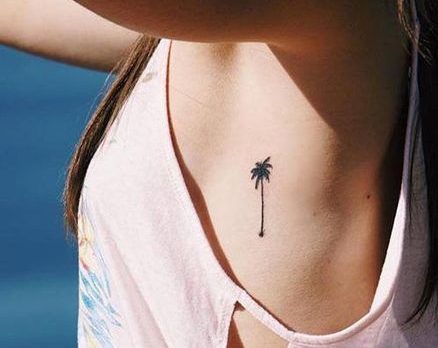 palm tree tattoo