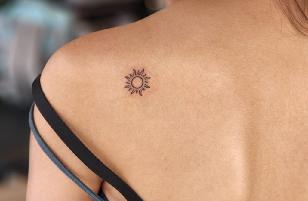 sun tattoo