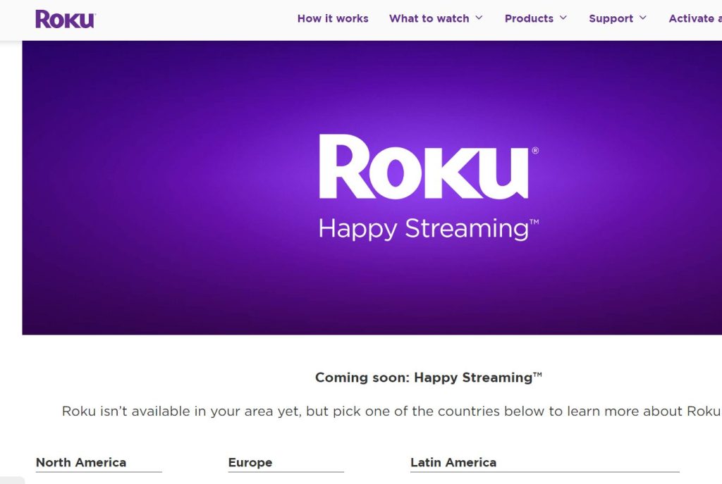 Roku Channel homepage