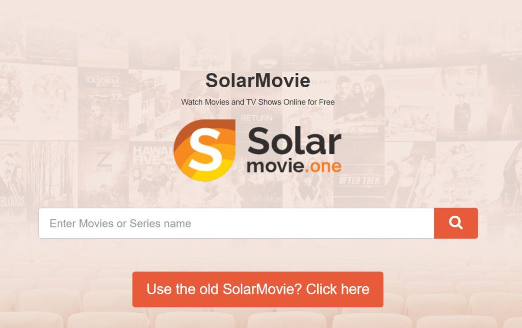 SolarMovie homepage