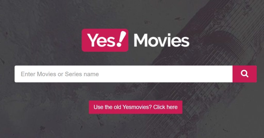 YesMovies homepage